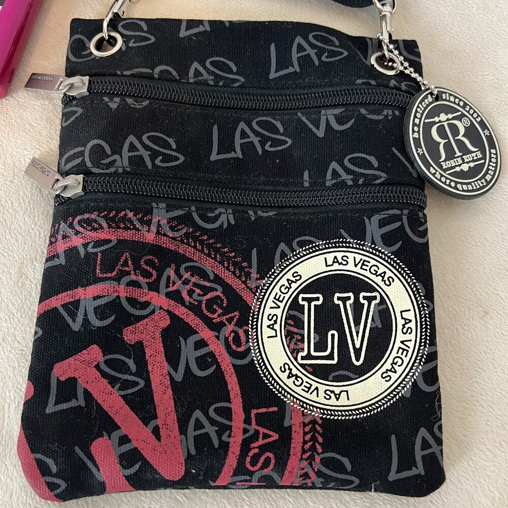 Robin Ruth Las Vegas Pouch & Flask NWOT - Picture 2 of 7